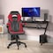 Flash Furniture Red LeatherSoft Gaming Chair - Skate Wheels CH-00095-RED-RLB-GG - alternate 1